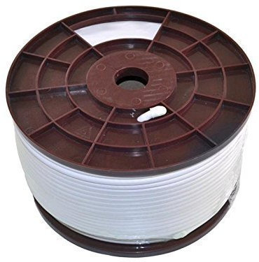 VENTON Cavo coassiale RG6Q-CCS I cavo antenna 120 dB max. I 4 schermati HQ digitale HD 4K 3D rame I cavo coassiale per impianti DVB-S2 -C -T2 -BK (100 m)
