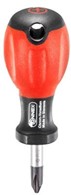 Connex cox352100 Schraubendreher, silber/schwarz/rot, Größe PZ 0/60 mm