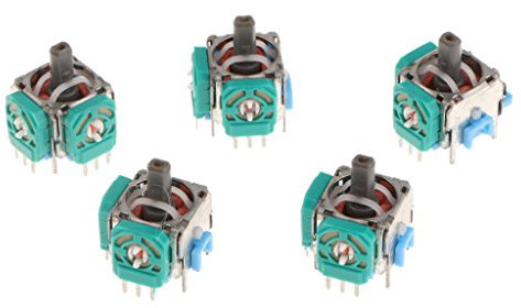 Sharplace 5pcs Analog Stick Thumbsticks für PS4 Playstation, 3D Joystick Wireless Sensor Modul Ersatzteile
