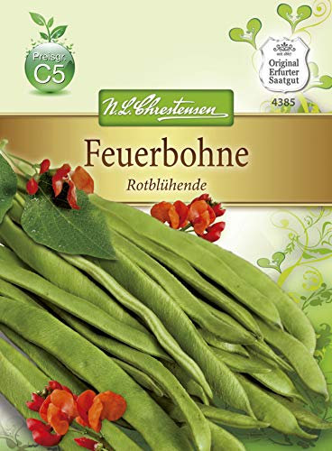 N.L. Chrestensen 4385 Feuerbohne Rotblühende (Feuerbohnensamen)