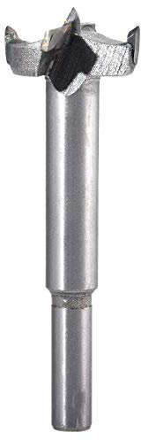 KATUR Broca de barrena Forstner de 25 mm, sierra de orificio de bisagra para carpintería, corte de vástago redondo con punta de carburo para bisagra, madera contrachapada, MDF, herramienta CNC