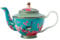 Maxwell & Williams HV0156 Teekanne, 500 ml, rund - TC Silk Road - Porzellan - mit Sieb, Deckel in Geschenkbox - Blau