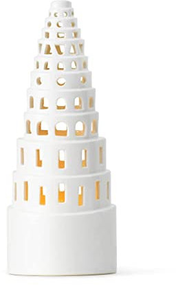 Kähler Lichthaus High Tower Urbania Sammlerobjekt dänisches Design, Weiss