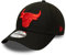 New Era Chicago Bulls NBA Cap Basecap 9Forty verstellbar Basketball Kappe Pop Logo schwarz - One-Size