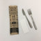 Pintinox, Set da 100 confezioni forchetta e coltello Use&Reuse con tovagliolo, acciaio inox nichel free, alternativa alla plastica monouso