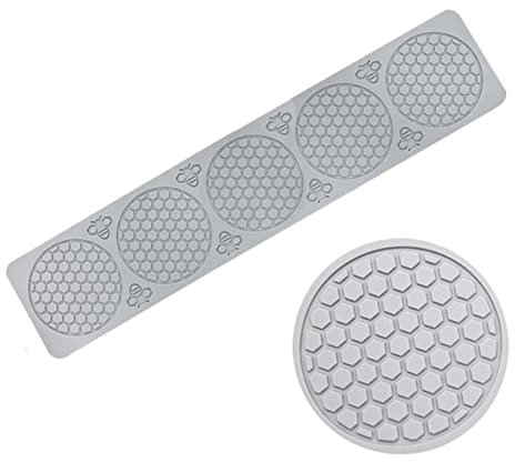 Eidoct Silikon-Wabenformen, Schokoladenkuchen-Backform, Zucker, Fondant, Süßigkeiten, Cupcake, Kuchendekoration, Klebertropfen, Ton-Dekorationen, DIY-Ornamente, Anhänger