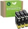 Prindano 3 Patronen kompatibel mit Epson 502 502XL Black Druckerpatronen Workforce WF-2880DWF WF-2860DWF WF-2865DWF WF-2885DWF Expression Home XP-5150 XP-5105 XP-5115 XP-5150 (schwarz, 3er-Pack)