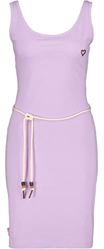 alife & Kickin Damen JenniferAK Dress Sommerkleid Kleid, Lavender, L