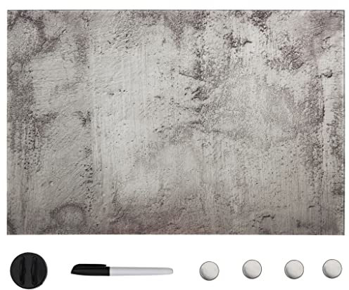 vidaXL Magnettafel Wandmontage Glas 60 x 40 cm