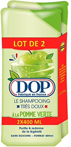 Dop Cheveux gras Shampooing Très Doux à la Pomme Verte Lot de 2