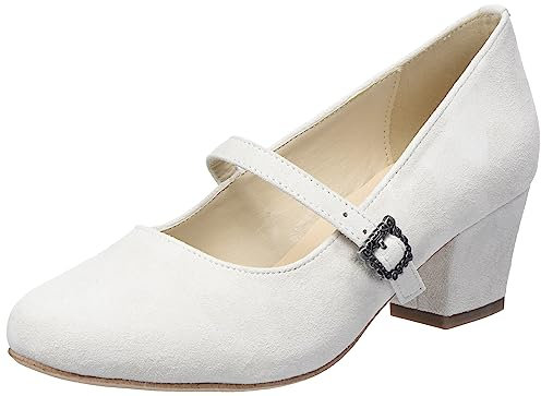 Hirschkogel Damen Pumps, Creme, 36 EU