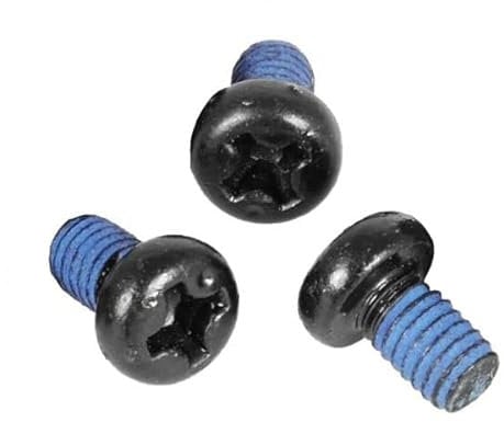 SHIMANO Unisex Y7hc98030 DU-EP800 Cover Fixing Screws, Pack Of 3, Black
