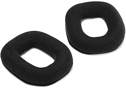 1 Paar Velours-Schwamm mit Klebeband, schwarze Ohrpolster, Ersatz für Astro A40 TR A50 Gen3 Gen4 Kopfhörer, Ohrpolster