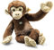 Steiff Kuscheltier Teddies for Tomorrow Jocko Schimpanse, Süßes Stofftier, Kinder, Jungen & Mädchen, Plüschtier 70 cm, Braun, 060465
