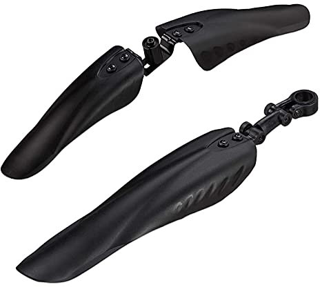 PULaif Schutzbleche, Fahrrad-Kotflügel, Fahrrad-Schutzblech-Set, Spritzschutz for vorne und hinten for 24-28 Zoll, Fahrradzubehör, Schutzblech, MTB, Fahrrad-Kotflügel