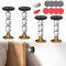 Rierousy 4 Pezzi Telaio Letto Anti Shake 33-111mm, Distanziatore da Muro per Letto Regolabil, Distanziatore da Muro per Testata, Trave Centrale di Supporto per Letti, Divani, Tavoli