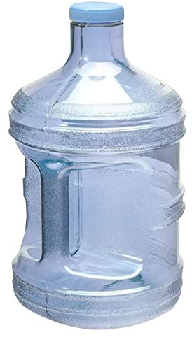 Trinkflasche 5 Liter Reine Wasserflasche Blau Dichtleistung Mineralwasserflasche 5L Große Water Bottle mit Griff Wiederverwendbar Portable Eimer für Gym Bottle, Fitness, Outdoor (1 Stück)