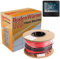 Electric Underfloor Heating Cable Kit. 150w /m² Loose Wire Under Tile Heating (Including Wifi Thermostat) (Black, 2.5m²)