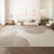 MINTIFNT Wohnzimmer Teppich Licht Luxus Wabi-Sabi-Stil Schlafzimmer Couchtisch Nachttisch Teppich rutschfest leicht zu kümmern, eine große Fläche zu verbreiten das Sofa Bodenkissen nehmen