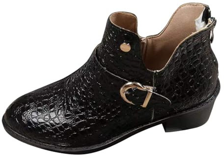CXKOLD Stivali Texani Donna Estivi Alti Stivali Texani Donna Pelle Vera Gomma Pioggia Monta Western di Gomma Stivaletti Bambina Alti