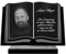 ETERNEL - Personalisierte Grabplatte Buch - Foto und Text anpassbar, lasergravierte Grabplatte für Hommage, Plexiglass, Grabplatte, Bestattung, Grab, Beerdigung