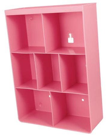 Zerodeko 1Stk Wand Apothekerschrank Hängehalter Plastik Rosa