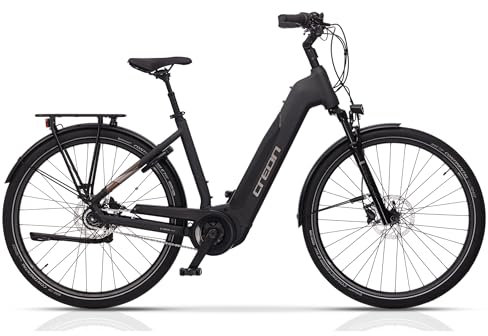 Airtracks 28 Zoll Damen E-Bike LS City Fahrrad Motive TF 1.7 Trekking Bike Bosch Active Plus LINE Gen3 400 Wh 7s Shimano Nexus - Rahmen 46cm 50cm 54cm - (54cm (Körpergröße 185-195cm))