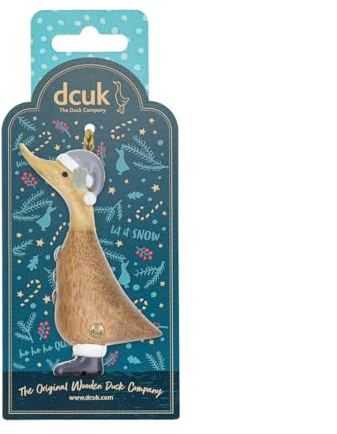 DCUK Alpenholzente zum Aufhängen Christbaumschmuck Rentier