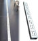 Ablaufgitter Abflussgitter Schlanke Rinnen-Abflussgitterabdeckung, Grabenabfluss für Auffahrt-Metallgitter, Entwässerungsrinnen und -gitter, abnehmbares französisches Abflussset für Pflastersteine(Wit