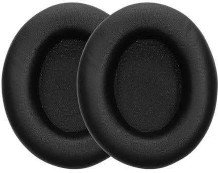 kwmobile Ear Pads Compatible with Beats Studio Pro Earpads - 2x Replacement for Headphones - Black