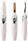 EYECURL Heated Eyelash Curler, S600 Heated Lash Curler, Accurate Temperature Control Electric Eyelash Curler Heated Curlers - Intelligent Power Off, Natural Makeup (Pale Blush/Silver, S600-148MM)