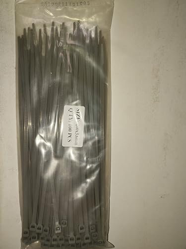 GW Kabelbinder-Technik GmbH,Kabelbinder 202 x 3,6 mm grau 100 Stück, GT-200ICGRY