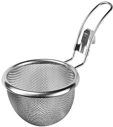 Metal Food Colander Spoon - Stainless Steel Mesh Strainer, Household Hot Pot Sifter | Pot Kitchen Utensil Noodle Strainer Cooking Tool Rice Draining Flour Filter Tea Sieve Vegetable Washer Frying SCO