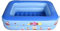 GOOPEEG Piscina Acqua Vasche Idromassaggio Gonfiabili Piscina Giardino Domestico Vasche Portatili da Viaggio Piscine Gonfiabili Esterni(Blue,130 * 85 * 50cm)