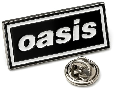 Oasis Pin Badge – Metal & Enamel Lapel Pin for Fans, Band Tour Memorabilia & Gift