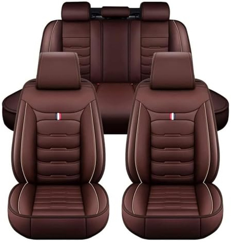 Leder Autositzbezüge Für MINI Countryman One/Cooper/Cooper S/Cooper SE Countryman ALL4 F54 F55 F56 F57 F60,Auto SitzbezüGe Set,Full Set Auto SitzbezüGe,Autositzbezüge komplettes Set,Autositzzubehör(B)