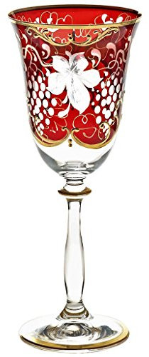 Weinglas Weinkelch Römer Glas Golden Grape 250 ml aufwendig Handbemalt Hochwertiges Glas