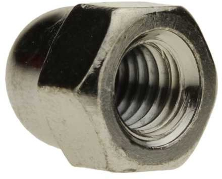 Reidl Hutmuttern hohe Form M 7 DIN 1587 A2 blank 10 Stück