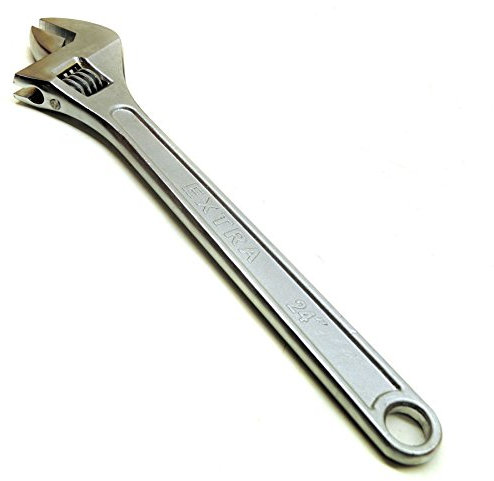 AB Tools 24 (600mm) Adjustable Spanner Monkey Pipe Wrench Plumbers (0-60mm) TE231