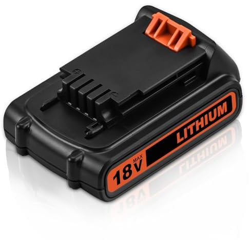 TOPBATT 18V Batteria di ricambio per Black Decker 18V Batteria LB20 LBXR20 LBX20 LBXR2020-OPE-2 LBXR20B LB2X4020 LST220