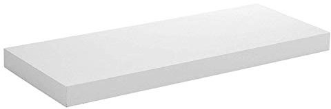 Urbn-Living 60cm White Wooden Floating Wall Mount Shelves Display Unit