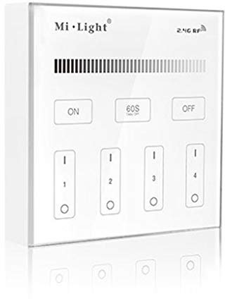 Eurekaled - Mi light - Controller led da parete Dimmer 4 canali