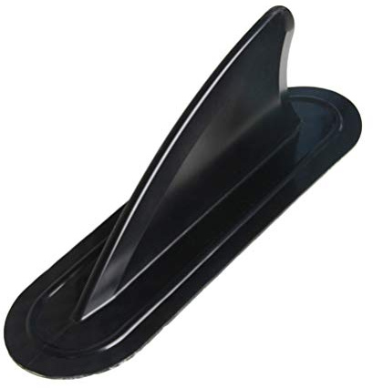 LIOOBO Surfbrett Finne PVC abnehmbare Finne Surfbrett Zubehör Ersatz (schwarz)