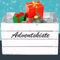 Truhenking Weiße Kiste mit Adventskiste Aufdruck 50x40x30cm Adventszeit DIY Projekt Adventskalender Kalender Kiste Jutesack Ideen selber basteln