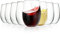 FWEEK Set of 8 Plastic Wine Glasses, 16OZ/450ML Water Juice Glasses Unbreakable Tritan-Plastic Drinking Cups, Stemless Wine Glasses- BPA-Free