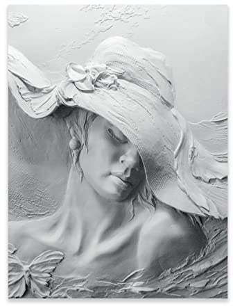 WallArena Poster Wand, Frau, | Ohne Rahmen XXL Wandposter Kunstdruck Fotoposter Wandbild Wandbilder Wand Bild auf Poster Wohnzimmer