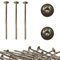 Viti per legno, viti a testa piatta Torx, viti per legno per strutture di tetto, testa piatta, viti 5 x 100 mm, 25 pezzi