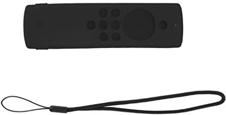 Fernbedienung Fire TV Stick Schutzhülle, Silikon Fernbedienung Schutzhülle Waschbar Fernbedienung Hülle Stoßfest Fernbedienung Schutz Fire TV Stick Lite Schwarz (Black Set)