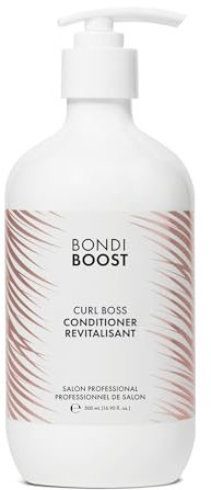 BondiBoost Curl Boss Defining Conditioner - Silikonfrei, Aloe-Basierte Formel mit Vegetarischem Squalan und einer Mischung aus sechs Ölen für frizzfreie Locken - Vegan und Tierversuchsfrei - 300ml