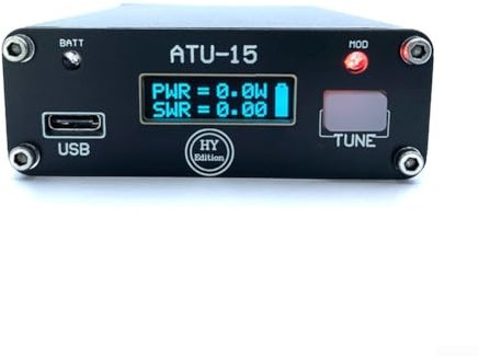 ATU15 QRP By N7DDC Automatischer Antennentuner für HF-Kurzwelle mit 850-mAh-Akku